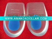 Wholesale silicone massage foot care heel pad