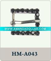 black diamond shoe buckle