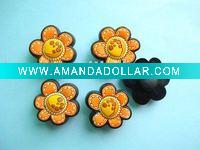 Wholesale 3D soft pvc shoe buckle