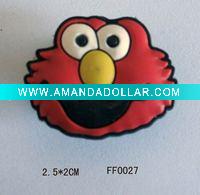 3D soft PVC clog shoe charm
