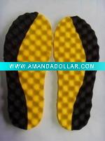 Two color massage insole foam