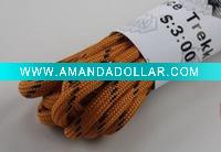 Wholesale Yellow & Black Round Cord Shoe Laces