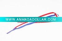 Wholesale Colorful woven sneaker flat shoelace