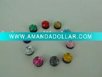 Wholesale garden shoe charms, round shape shoe charms