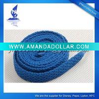 Wholesale Flat blue shoelaces