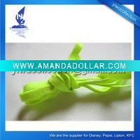 Wholesale Green flat shoelace