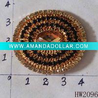 Wholesale fashionable resin and rhinestone shoe buckle