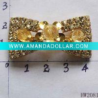Wholesale fashionable resin and rhinestone shoe buckle