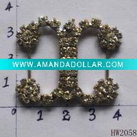 Wholesale metal rhinestone shoe buckle