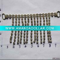 rhinestone shoe chain