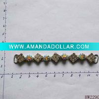 Wholesale fashion alloy and acrylic shoe chain