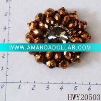 Wholesale fashionable rhinestone shoe flower