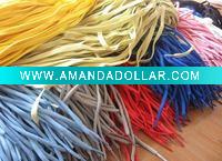 Wholesale Multicolor Flat Polyester Shoelaces