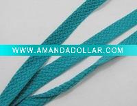 Wholesale Light Blue Flat Shoelaces