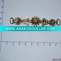 Wholesale popular rhinestone shoe chain
