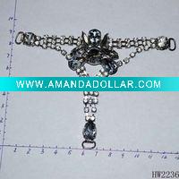 Wholesale fashionable rhinestone shoe chain