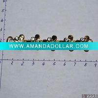 Wholesale fashionable acrylic shoe chains