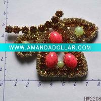 Wholesale latest alloy shoe buckle in 2011