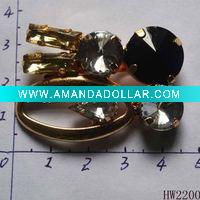 Wholesale fashionable rhinestone shoe buckle