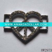 Wholesale fashionable crystal shoe buckle for Sandals in 2011