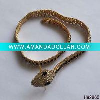 Snake shape shoe chain