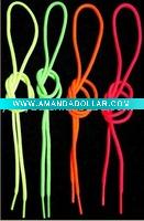 100% polyester cool fluorescent shoelace