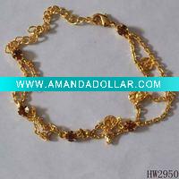 rhinestone shoe chain