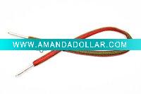 Semicircular woven bootlace