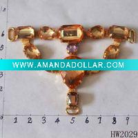 rhinestone shoe chain
