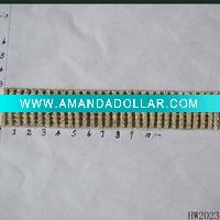 Wholesale metal rhinestone shoe chainfor sandals