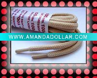 Wholesale round cotton shoelace