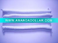 Wholesale spring laces / elastic shoelace/no-tie laces/coil shoelace
