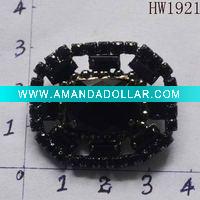 Wholesale popular black shoe buckle