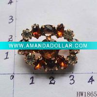 Wholesale fashionable red acrylic shoe buckle
