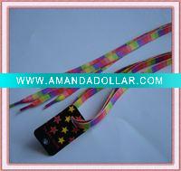 Thermal transfer shoelace flat lanyard