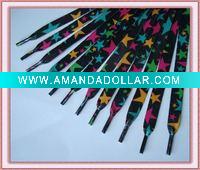 Custom printed shoelace flat lanyard