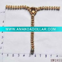 Wholesale fashion rhinestone shoe chain