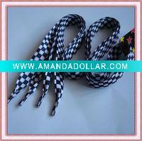 Hollow flat rope shoelace