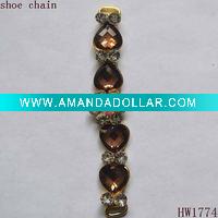 Wholesale fashion acrylic shoe chain