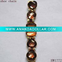 Wholesale fashion acrylic shoe chain