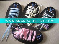Wholesale latest popular fashion style glow in the dark shoelace for party
