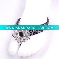 Flower sandal upper 002# of Woven Upper