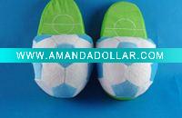 Wholesale Football Pattern Soft Winter Slippers