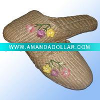 Wholesale straw slipper