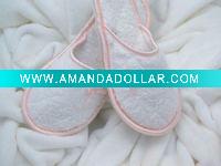Wholesale hotel velour slipper