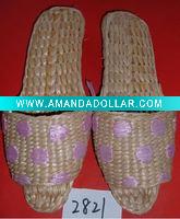 Wholesale straw slipper
