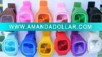 Wholesale novel patent silicone quartz watch