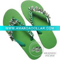 Wholesale Lady rhinestone flip flop slipper
