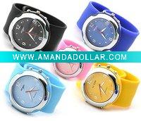 Wholesale attractive quartz watch silicone