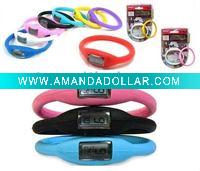 Wholesale silicone quartz watch with blister package